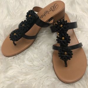 Black sandals
